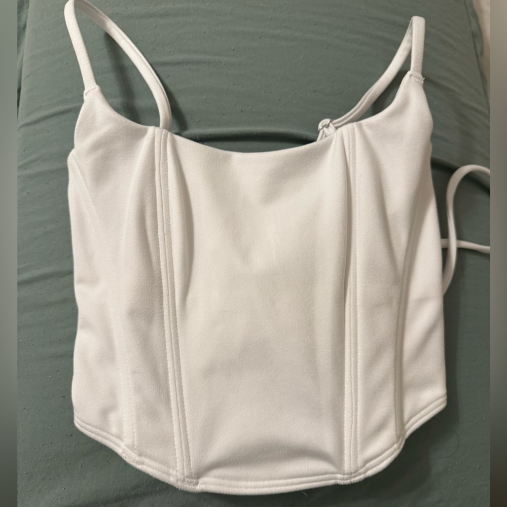 Hollister (Gilly hicks) cropped corset top